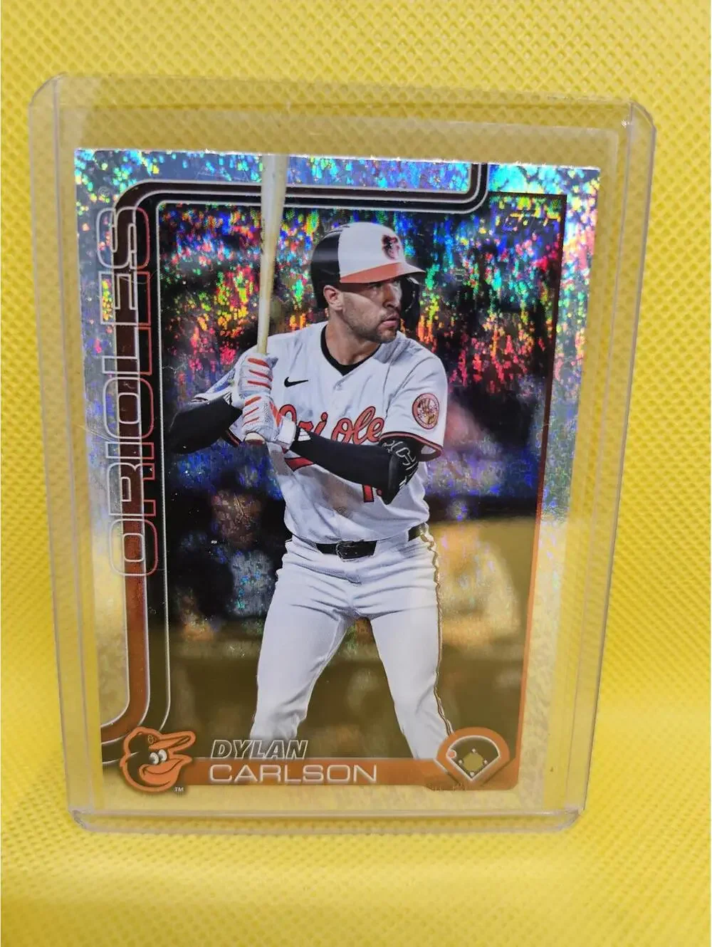Dylan Carlson - Silver foil insert 2025 Topps Update #US181- Orioles -RAW Mint - Picture 1 of 2